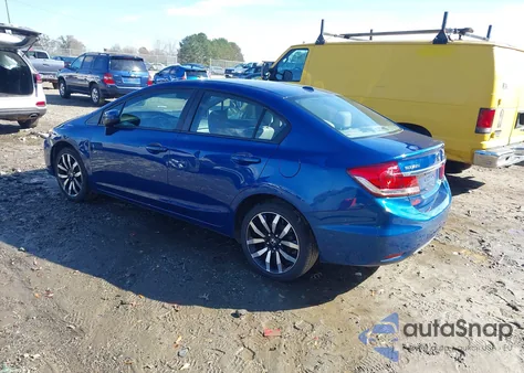 2014 Honda Civic Ex-L z USA, uszkodzony, nr VIN 19XFB2F94EE272183